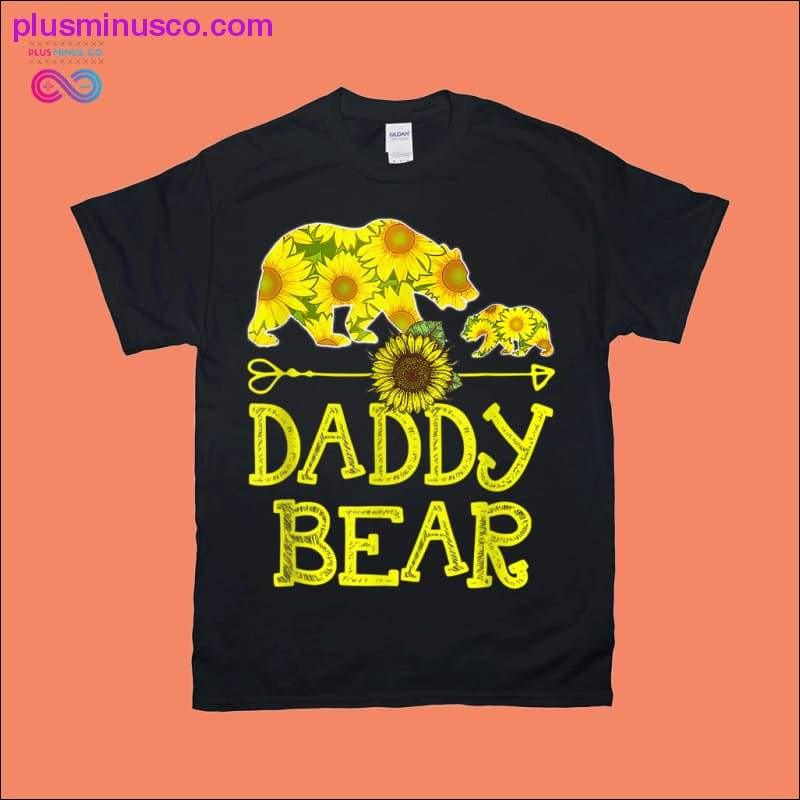 Daddy Bear Sunflower T-Shirt Funny Mother Father Gift - plusminusco.com