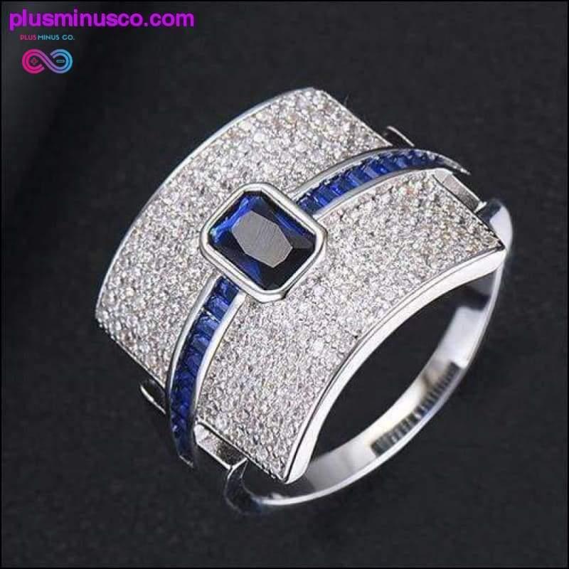Design Luxury Statement Stackable Zirconia Ring For Women Wedding - plusminusco.com