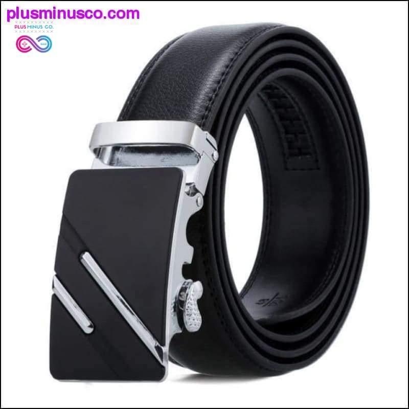 حزام جلدي مصمم للرجال للملابس الرسمية وغير الرسمية - plusminusco.com