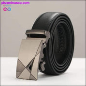 Pánský značkový kožený pásek na běžné i formální nošení - plusminusco.com