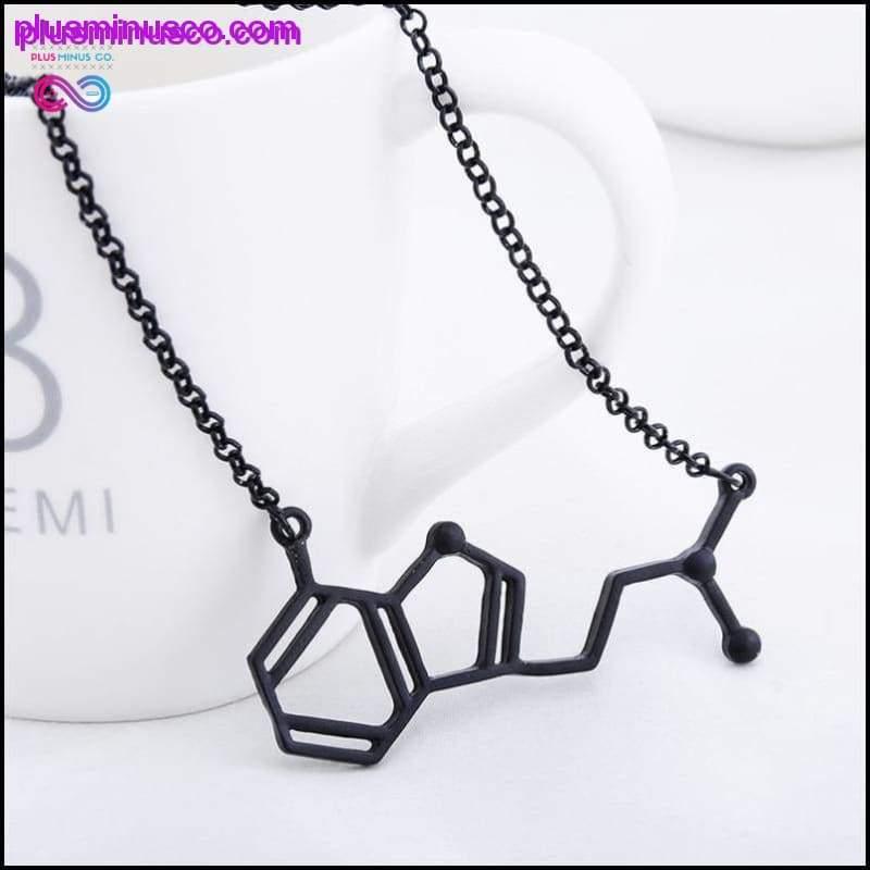 Collana con struttura molecolare chimica DMT - plusminusco.com