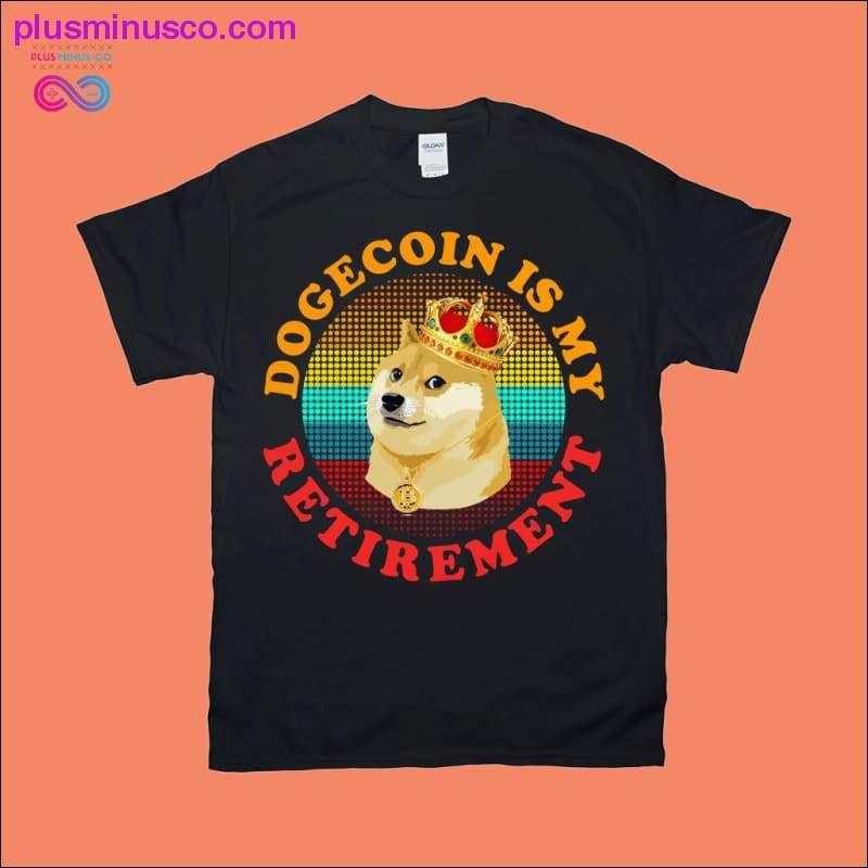 Dogecoin is my retirement | 7 Colors Dots | Retro Sunset - plusminusco.com