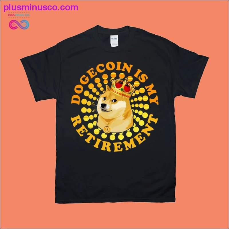 Dogecoin is my retirement | Spiral Dots | Retro Sunset - plusminusco.com