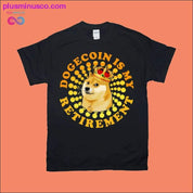 Dogecoin is my retirement | Spiral Dots | Retro Sunset - plusminusco.com