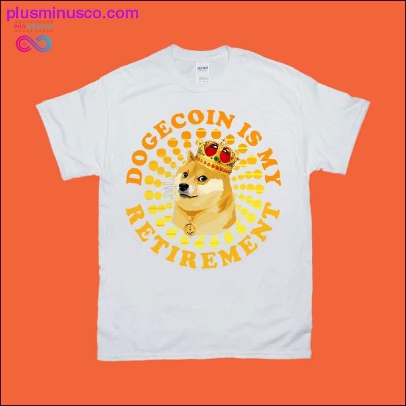 Dogecoin is my retirement | Spiral Dots | Retro Sunset - plusminusco.com