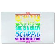 Don't flirt with me Desk Mats - plusminusco.com