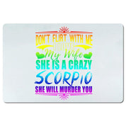 Don't flirt with me Desk Mats - plusminusco.com