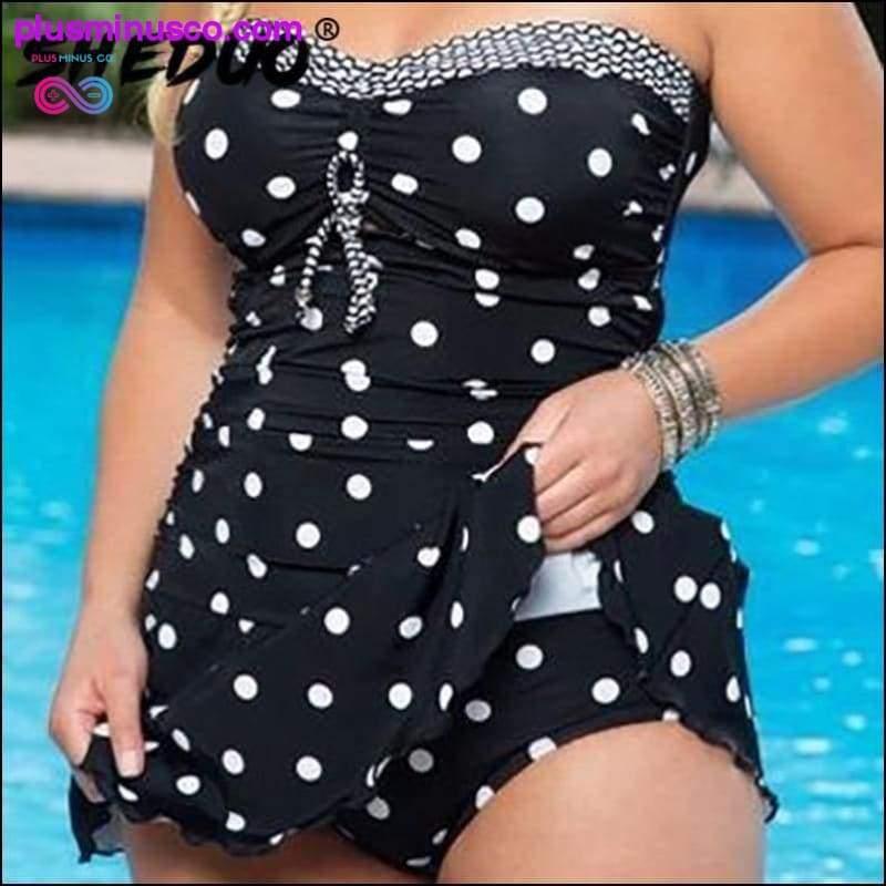 النقاط طباعة ملابس السباحة تنورة Monokini البرازيلية - plusminusco.com