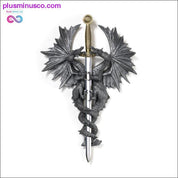 Dragon Dagger Wall Plaque ll PlusMinusco.com - plusminusco.com