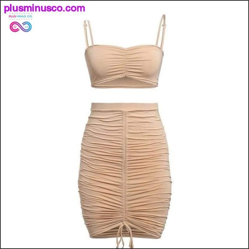 Drawstring sexy party bodycon dress Women backless black - plusminusco.com