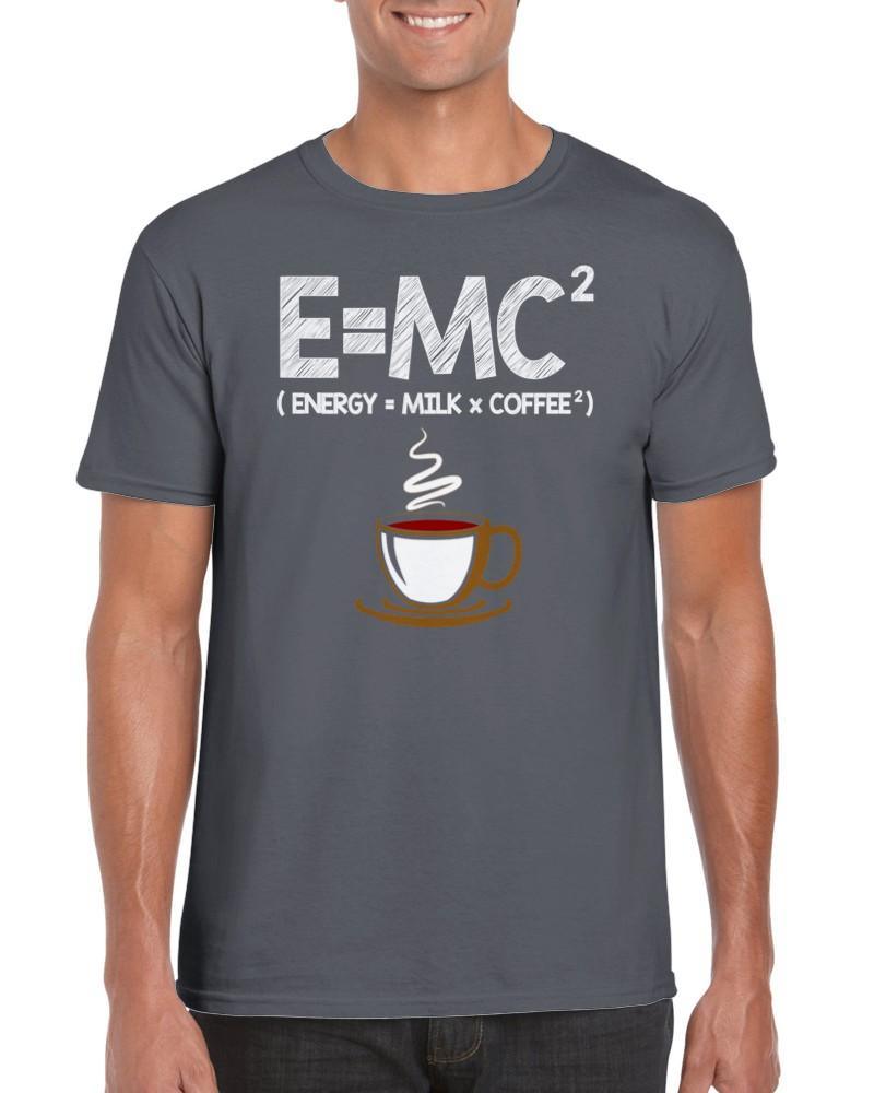 E = MC2 | Énergie = Lait x Café T-shirt unisexe classique à col rond - plusminusco.com