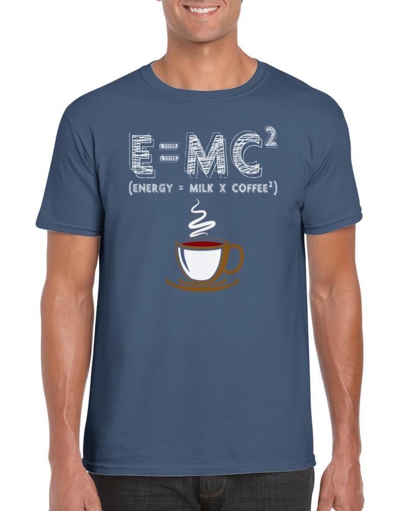 E = MC2 | Tričko Energie = Mléko x Káva2 - plusminusco.com