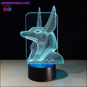 Egypt Anubis 3D Illusion Lamp - plusminusco.com