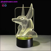 مصر أنوبيس 3D الوهم مصباح - plusminusco.com