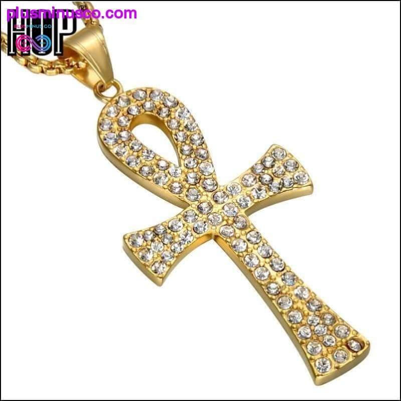 Egyptian Ankh Cross Pendant Necklace for Men - plusminusco.com
