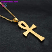 Egyptiskt Ankh korshängande halsband för män - plusminusco.com