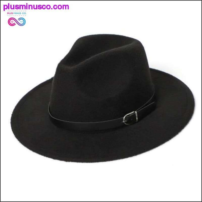 قبعة فيدورا كلاسيكية أنيقة || PlusMinusco.com - plusminusco.com
