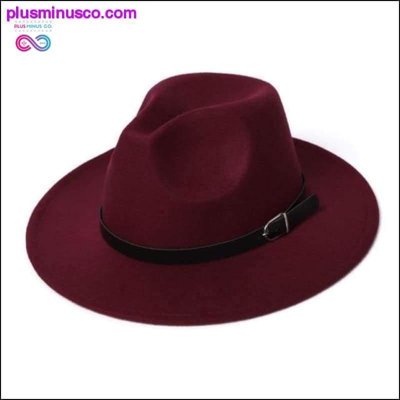 Elegancki klasyczny kapelusz Fedora || PlusMinusco.com - plusminusco.com