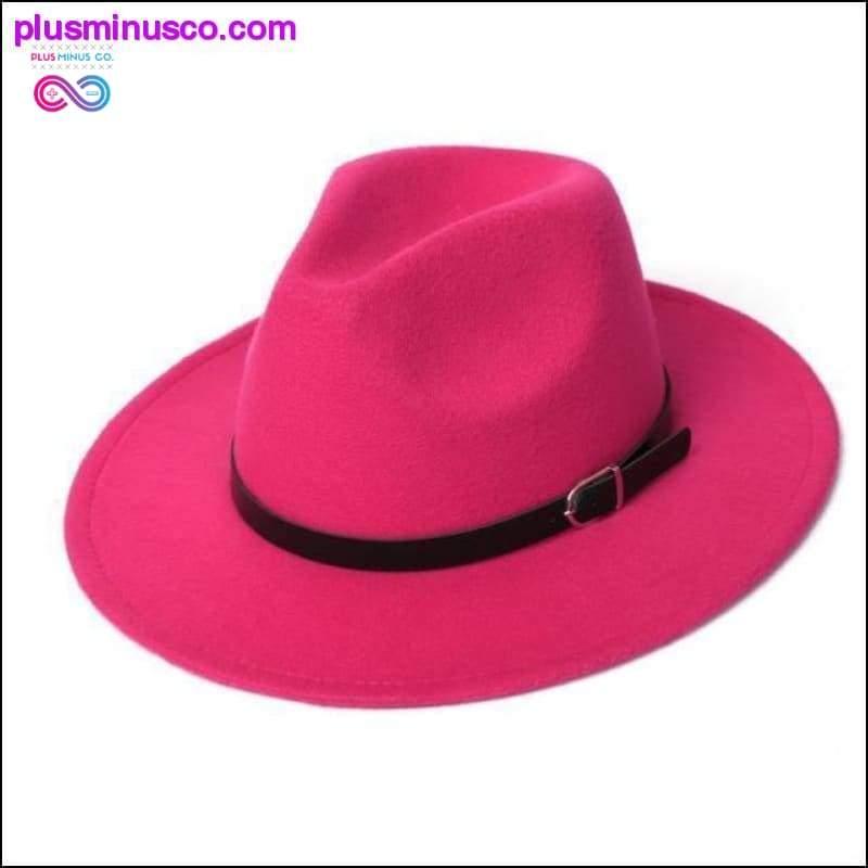 Elegant Classic Fedora Hat || PlusMinusco.com - plusminusco.com