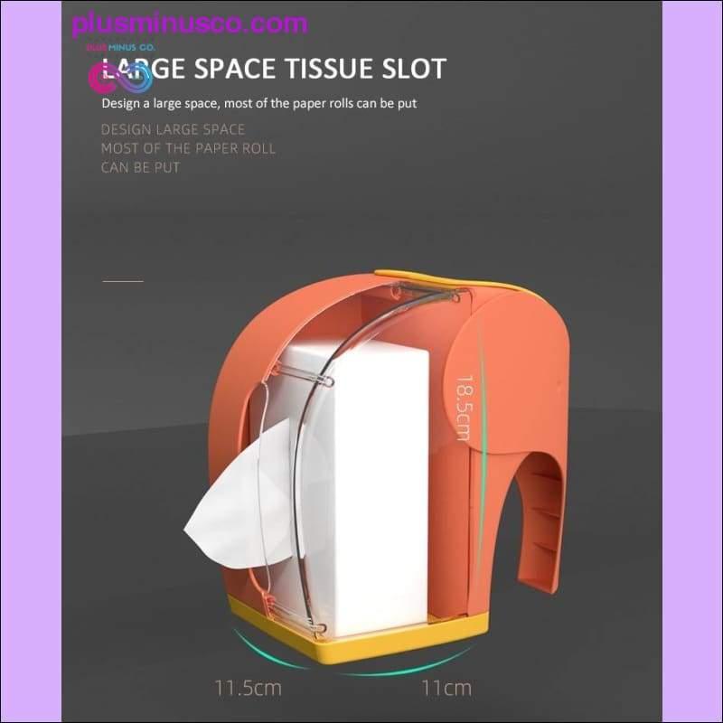 Elephant Multi-function Pumping Tissue Box Storage Box Roll - plusminusco.com