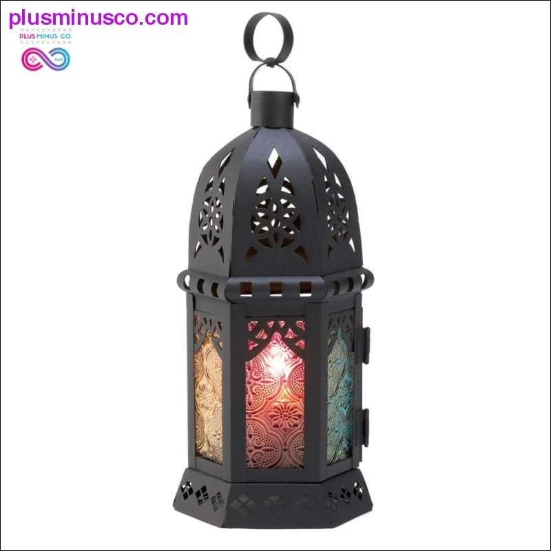 Enchanted Rainbow Candle Lantern ll Plusminusco.com Garden Decor, gift, home decor, light - plusminusco.com