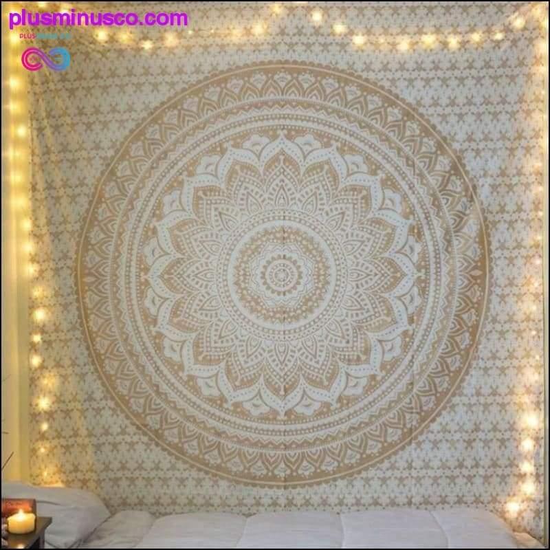 Enipate Large Mandala Indian Tapestry Wall Hanging Bohemian - plusminusco.com