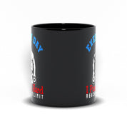 Every Day I Push Hard Reach My Limit Black Mugs,Men's Weight Lifting, Athletic T-Shirt, Gym Workout, Fitness Sports - plusminusco.com