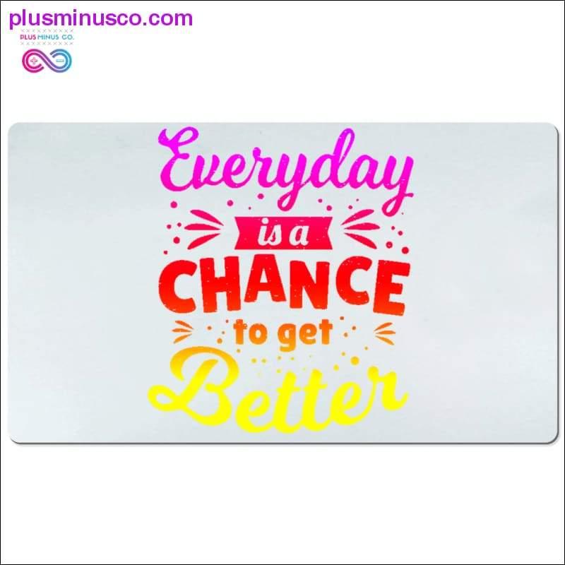 Κάθε μέρα είναι μια ευκαιρία να αποκτήσετε καλύτερα Επιτραπέζια Χαλάκια - plusminusco.com