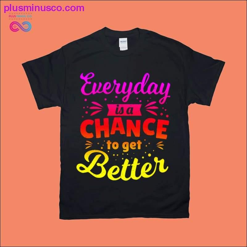 Hver dag er en chance for at få bedre t-shirts - plusminusco.com