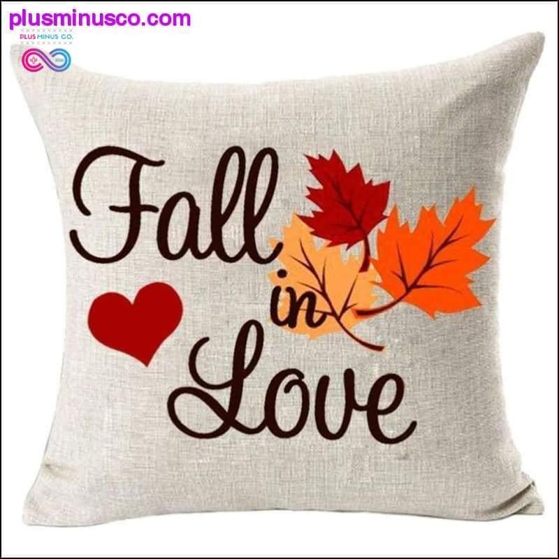 Fall in Love Мақта мата 45 * 45 см жастық жамылғысы 1Үйлену тойы - plusminusco.com