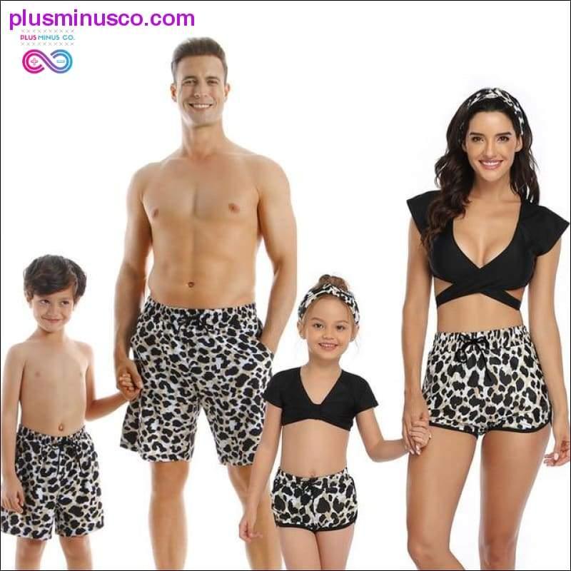 Family Matching Outfit Swimwear Women Swimsuit Mother - plusminusco.com