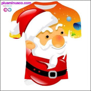 Modische Weihnachts-T-Shirts für Männer – Lustiger Weihnachtsmann – plusminusco.com