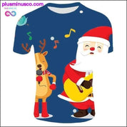 Модныя калядныя футболкі для мужчын - Вясёлы Санта-Клаўс - plusminusco.com