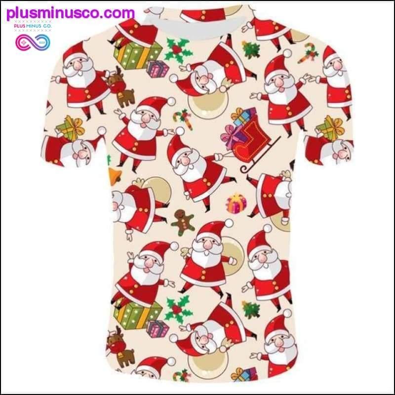 Модни коледни тениски за мъже - Забавен Дядо Коледа - plusminusco.com