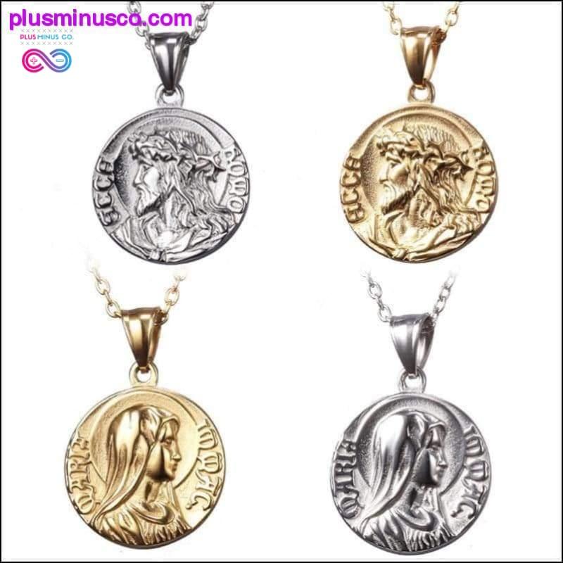 Fashion Gold Color And Silver Color Charm Jesus Virgin Mary - plusminusco.com