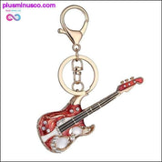 Fashion Key chain Mini Guitar Key Ring Chain - plusminusco.com