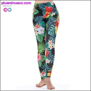 Mode Sexig sommar 3D Slim hög midja leggings för kvinnor - plusminusco.com