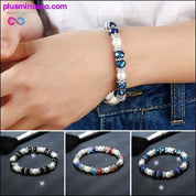 Fashion Shiny mulher Jewelry Colorful Rhinestone Faux Pearl - plusminusco.com