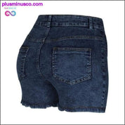 Mode Femmes Été Taille Haute Denim Shorts Jeans Femmes - plusminusco.com