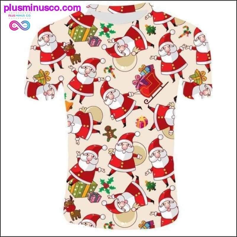 Fashionabla jul-T-shirts för män || PlusMinusco.com - plusminusco.com