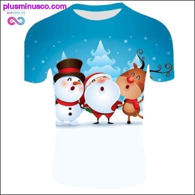 Erkekler için Modaya Uygun Noel Tişörtleri || PlusMinusco.com - plusminusco.com