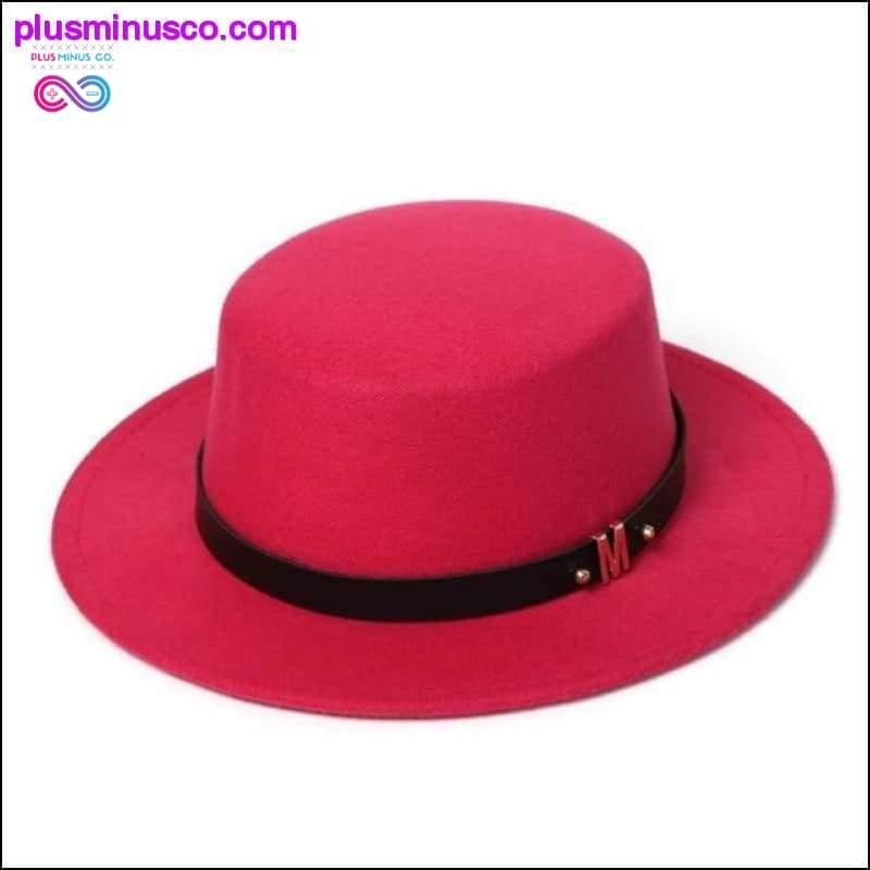 Fasjonabel vintage Fedora-hatt på PlusMinusCo.com - plusminusco.com
