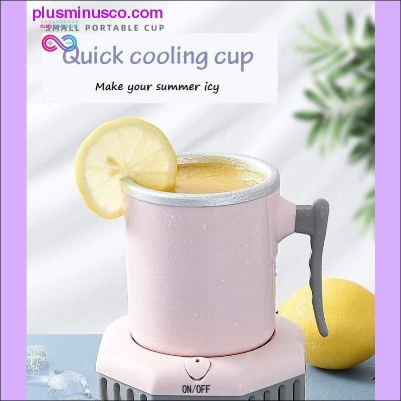Fast Cooling Cup Mini Chilled Drinks Juice Desktop - plusminusco.com