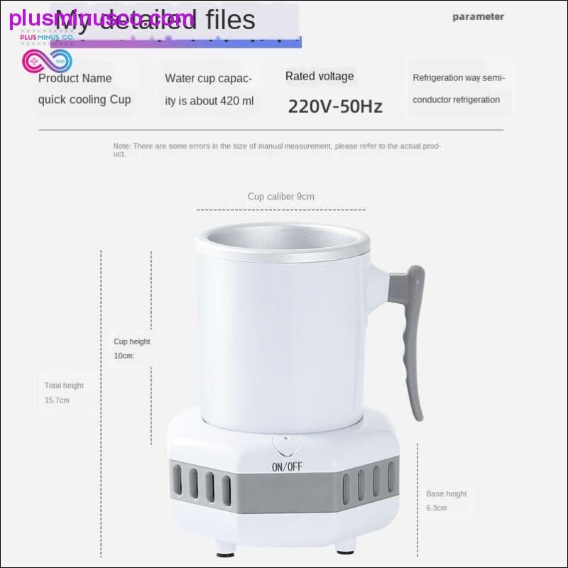 Fast Cooling Cup Mini Chilled Drinks Juice Desktop - plusminusco.com