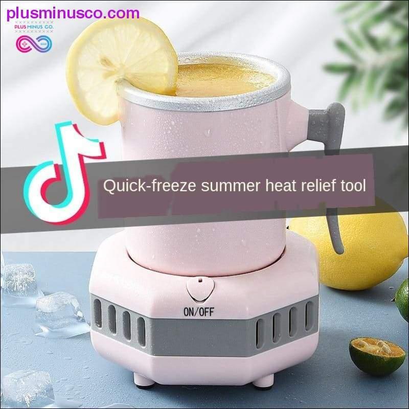 Fast Cooling Cup Mini Chilled Drinks Juice Desktop - plusminusco.com