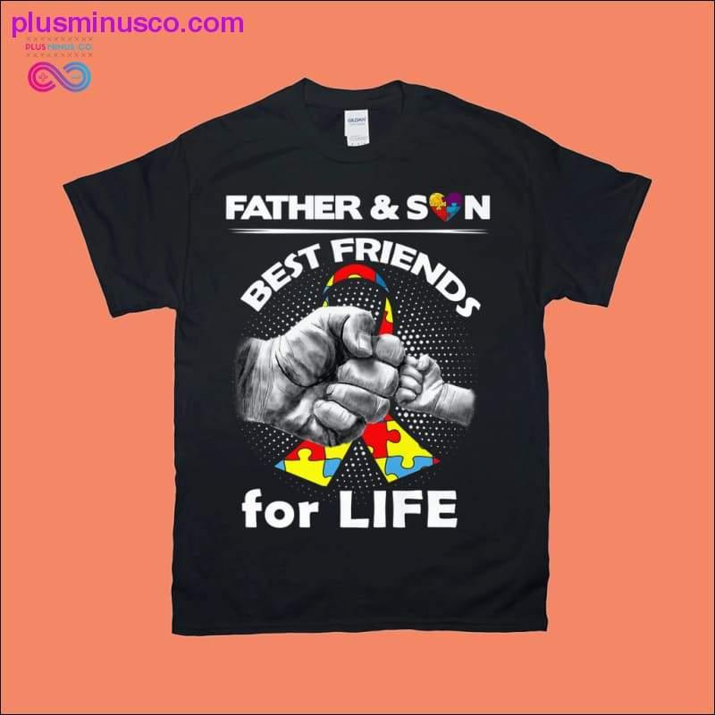 Father and Son Are Friends for Life Tee Autism Awareness - plusminusco.com