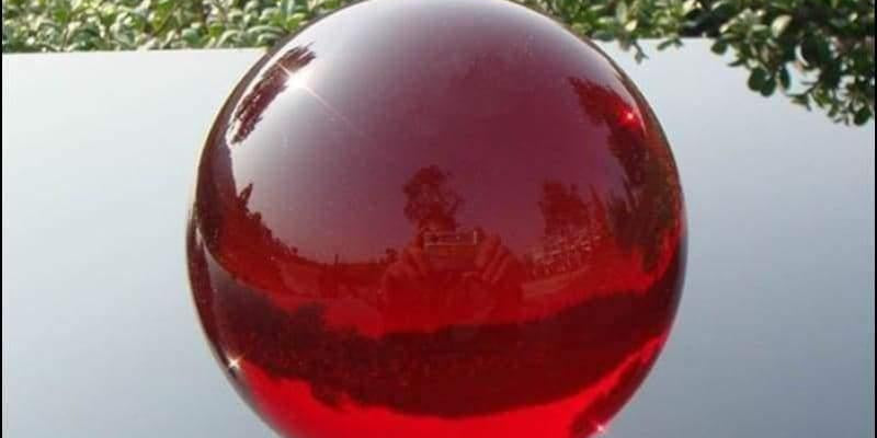 Фън Шуй стъклена обсидианова кристална топка - Магически фън шуй стъклени лечебни топки - plusminusco.com