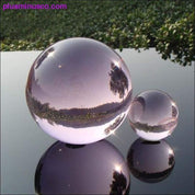 Feng Shui Glass Obsidian Crystal Ball - Magic Healing Balls, Meditation Crystal Balls - plusminusco.com
