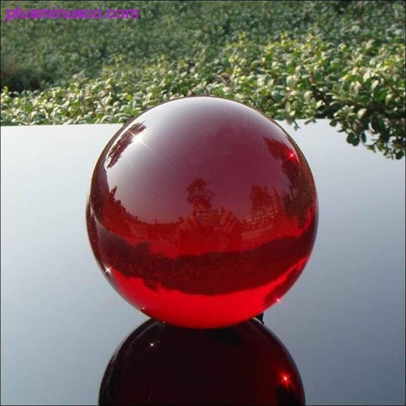 Feng Shui Glass Obsidian Crystal Ball - Magic Healing Balls, Meditation Crystal Balls - plusminusco.com