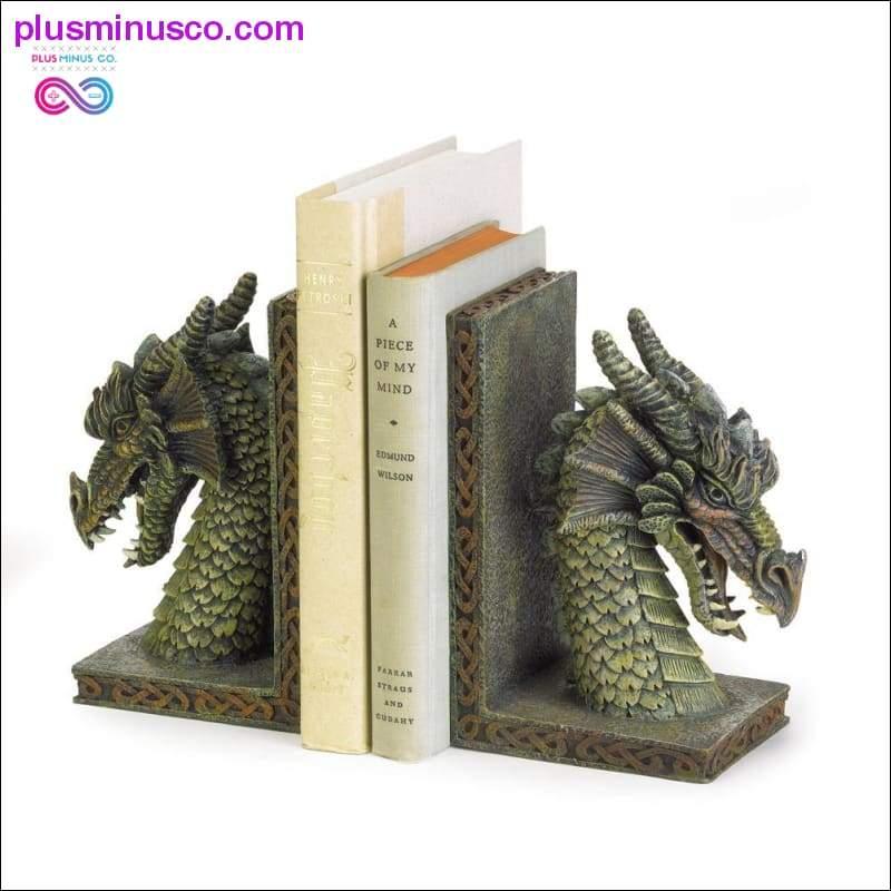 Fierce Dragon Book Ends ll PlusMinusco.com - plusminusco.com
